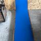 Old folding bed chantazur lafuma metal + fabric blue head adjustable vintage
