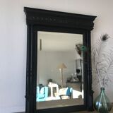 Mirror black trumeau - 107x81cm