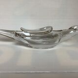 Trinket bowl swallow crystal valves the chatel France