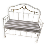 Wrought iron bench
