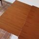 Extendable dining table in teak, tapered legs, 1960s.