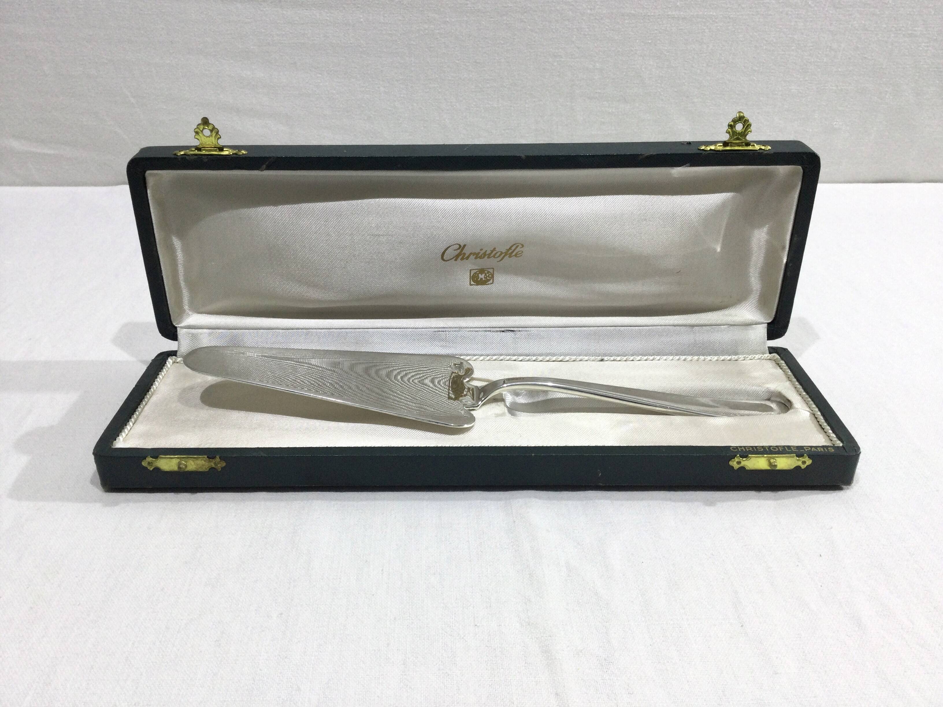 Christofle – Silver Metal Pie Server Dax Model