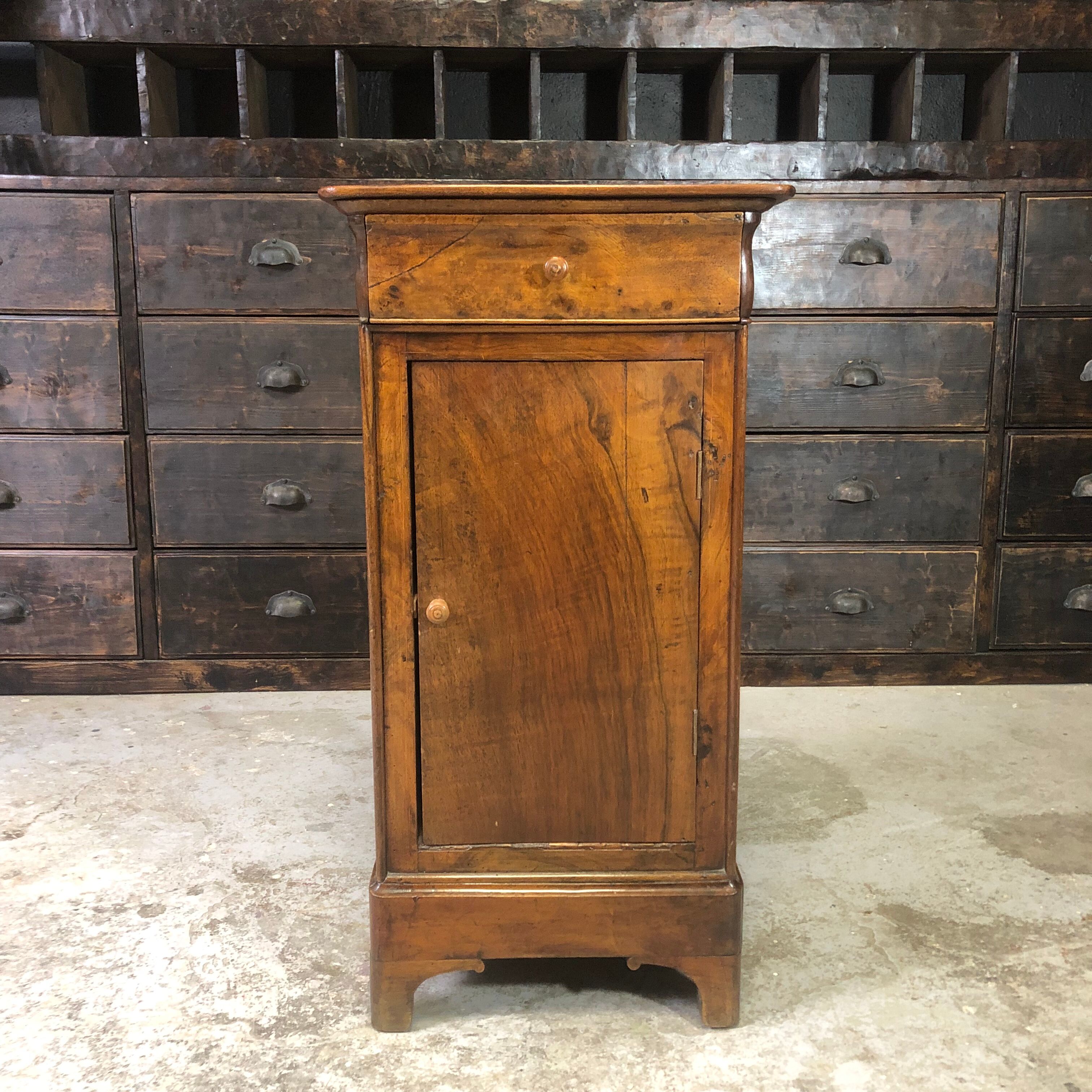 Louis Philippe wooden bedside table