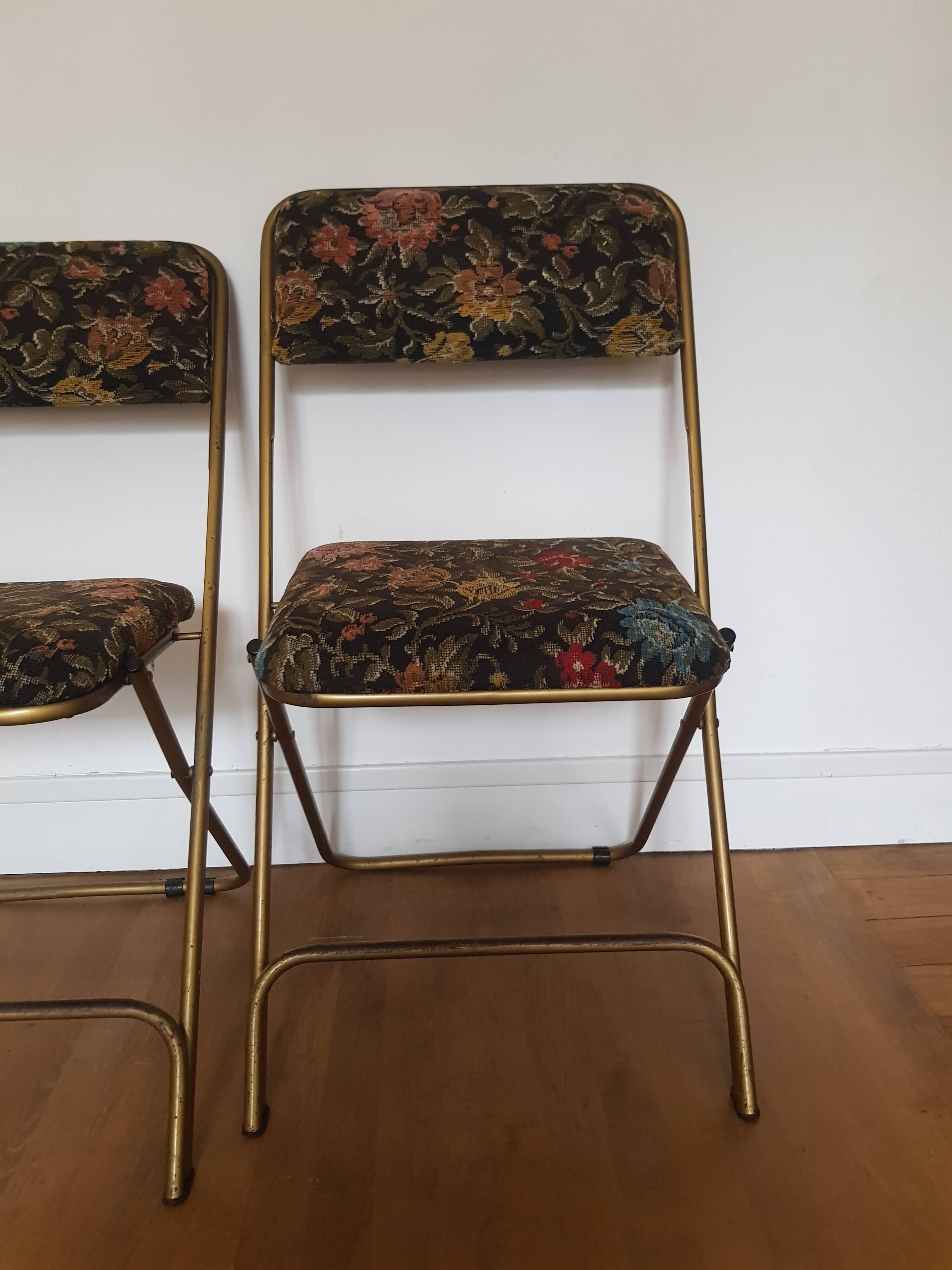 Set of 2 Lafuma folding chairs