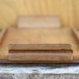 Vintage art deco wooden tray, centerpiece, serving tray
