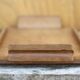 Vintage art deco wooden tray, centerpiece, serving tray