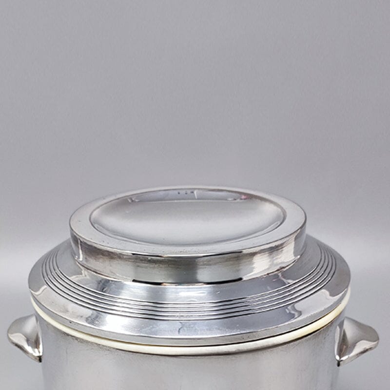 Ice bucket in silver plated. made in italy