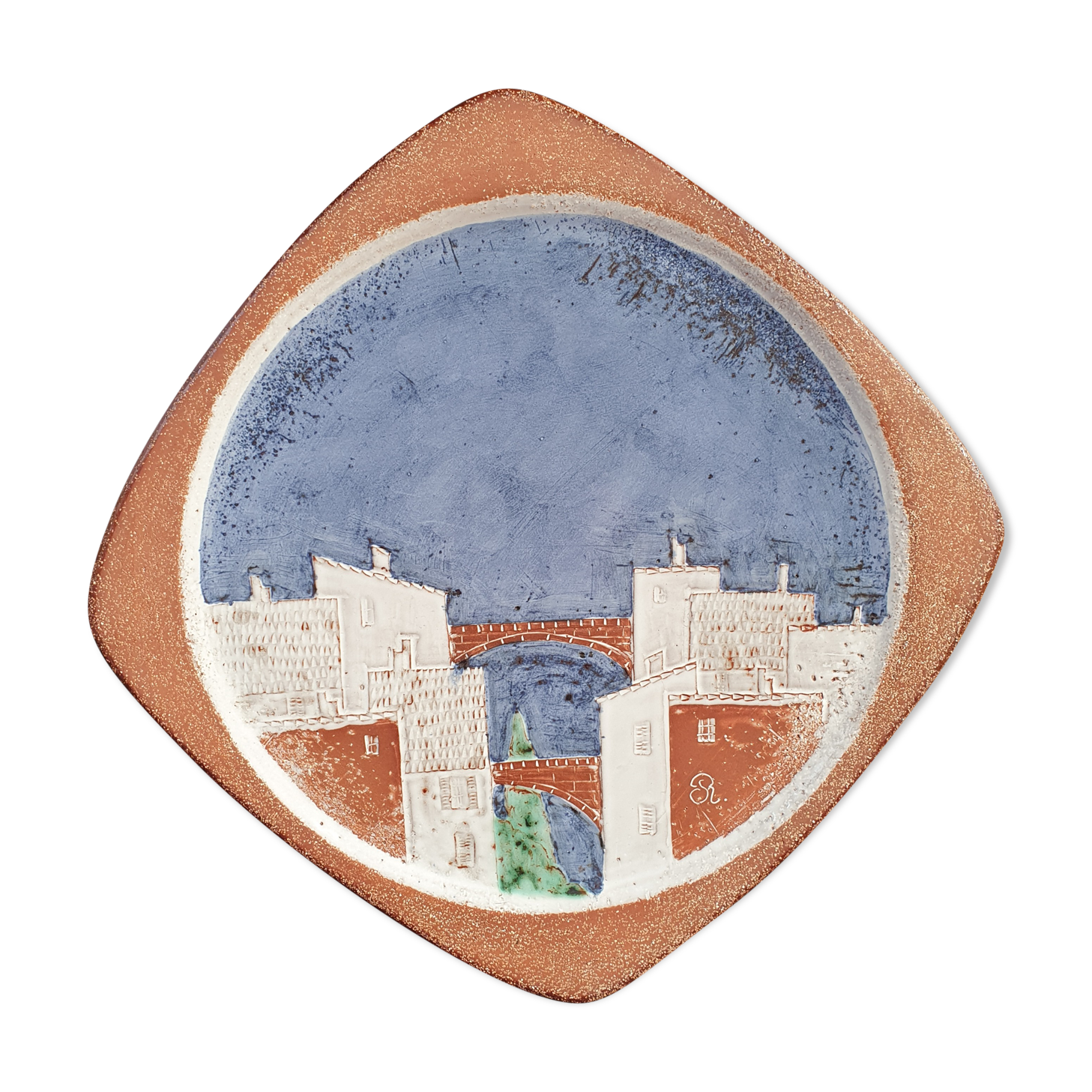 Renaud's ceramic flat vallauris