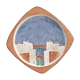 Renaud's ceramic flat vallauris