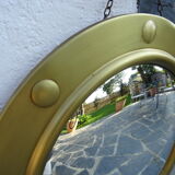 Brass witch mirror 47 cm