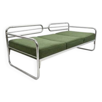 Bauhaus chrome sofa by Slezák, Czechoslovakia, 1930s