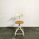 Wooden sitting workshop chair, Nicolle, 1960