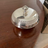 Lancel silver metal candy box