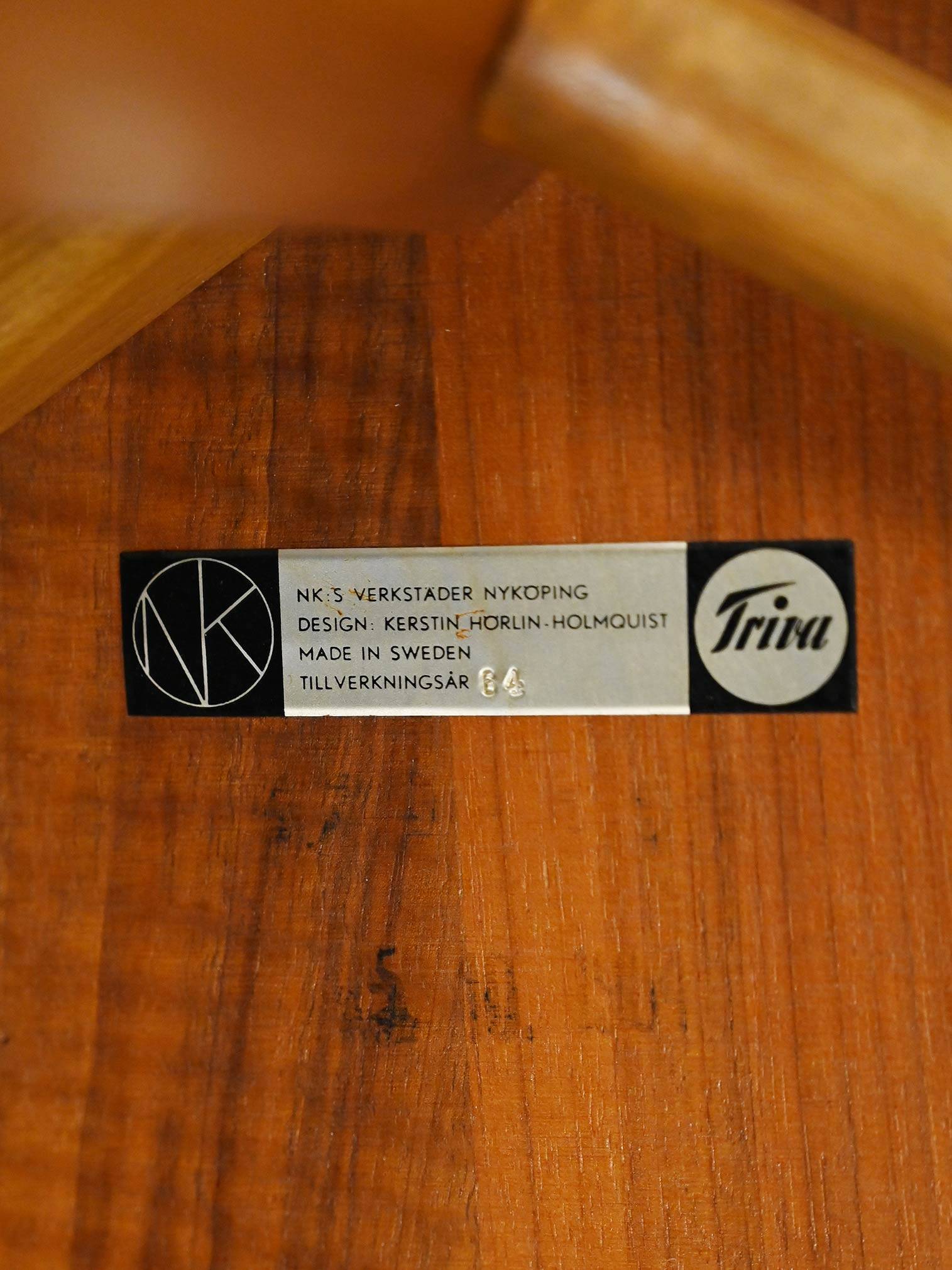 Scandinavian “Äpplet” Teak Coffee Table