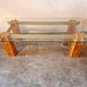 Gabriella Crespi (1922-2017) - Low table in burl veneer