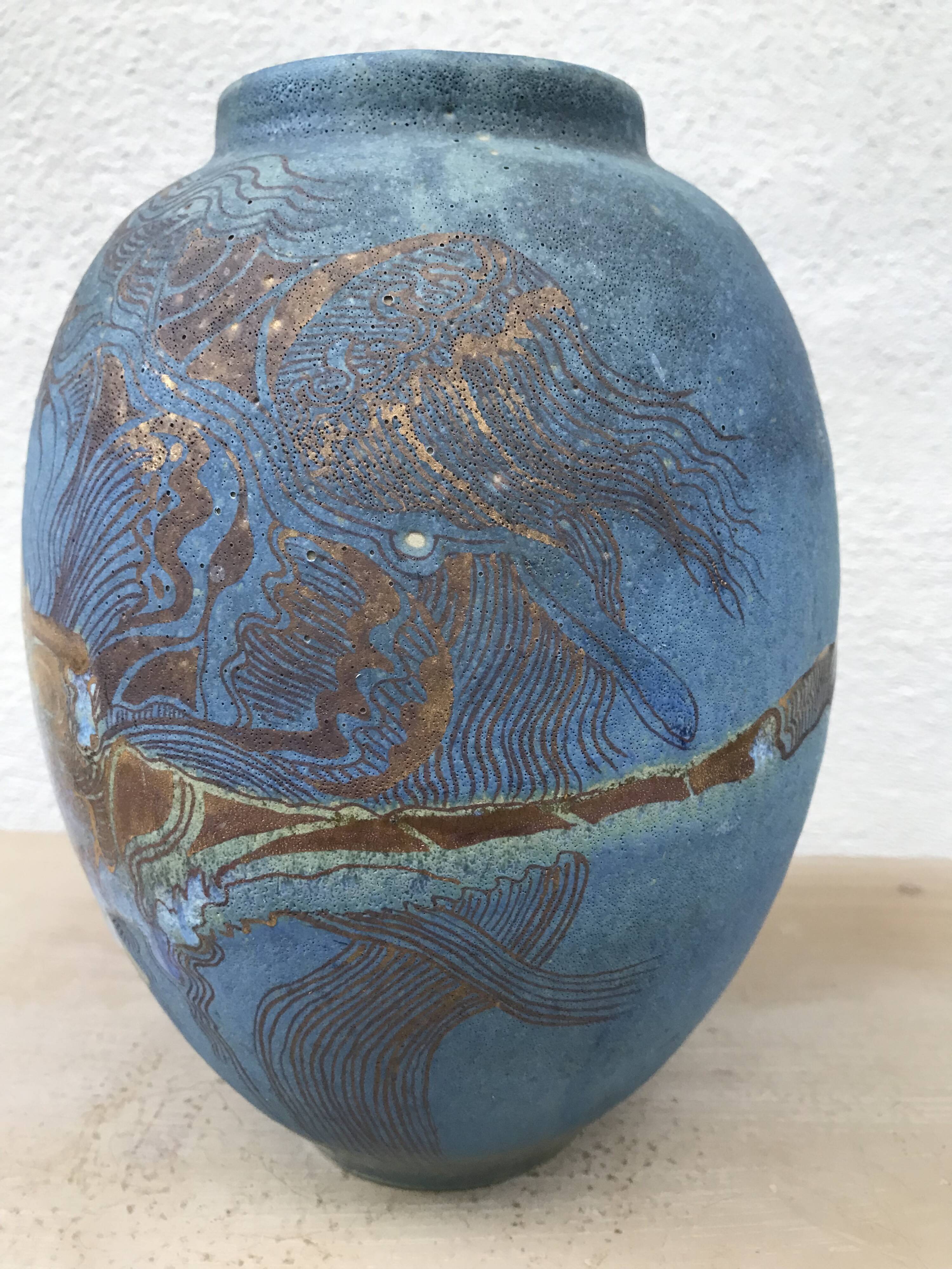 Vase Marc Roussel 80's