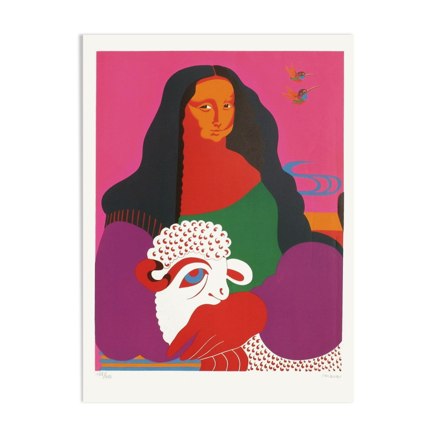 Nicolas Uriburu la Joconde 1967