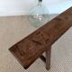 Large raw workshop bench with dowels - wabi-sabi spirit 175 cm