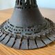 Openwork metal lamp
