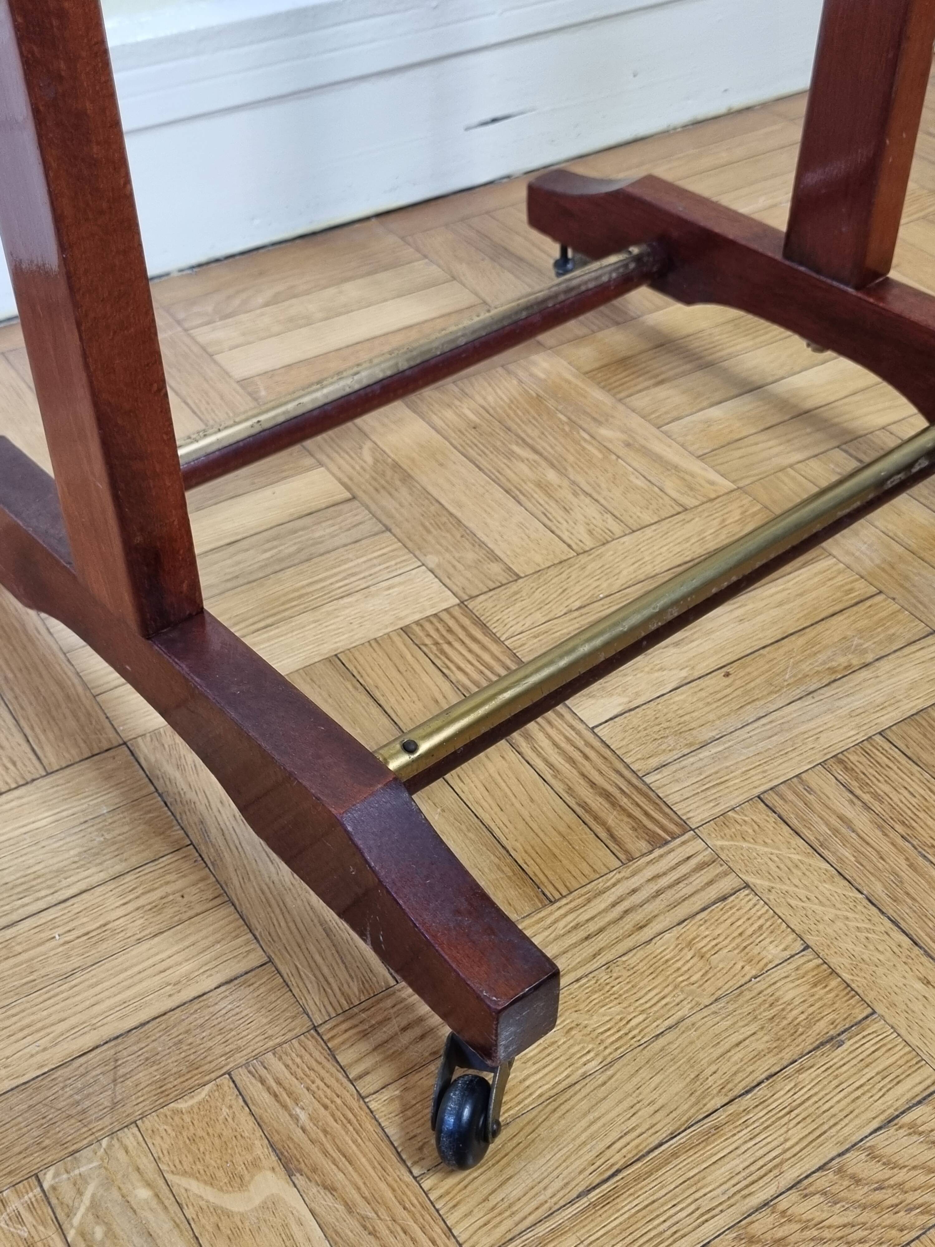 Fratelli Reguitti wooden valet, 1950s, 104 cm