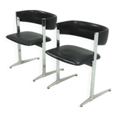 Set of 2 Sigma Dining Chairs by Sigmachair Italy, 1970s