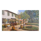 Tableau Villa Provençale daté 1934