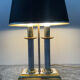 Hollywood Regency bouillotte lamp from the 1970s.