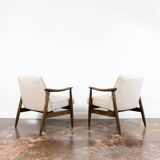 Pair of GFM-87 armchairs by Juliusz Kędziorek, GFM, Poland, 1960s