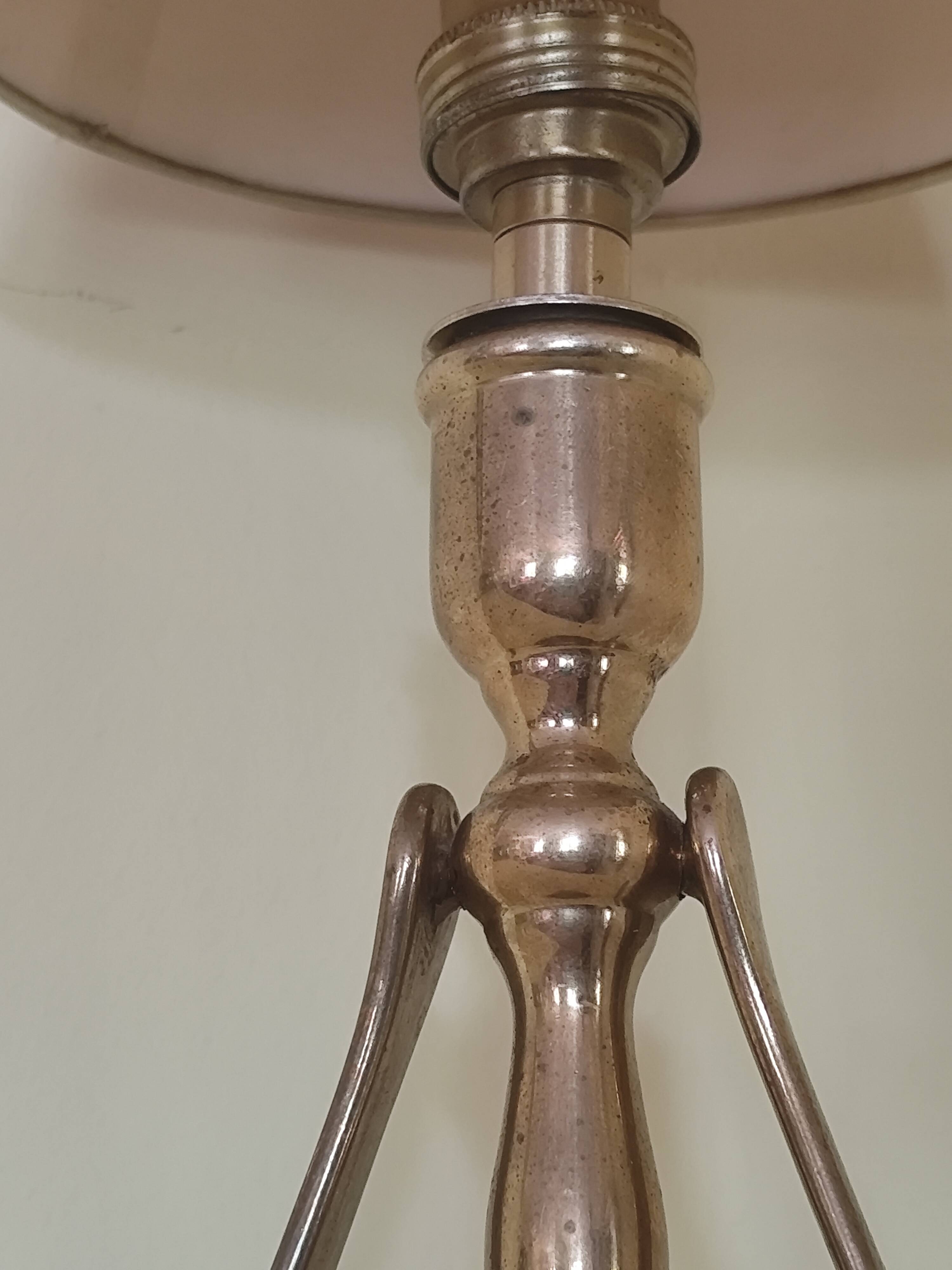 Marine lamp in bronze and brass - bronze swing lamp