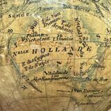 Antique JL & Cie terrestrial globe | Gilded metal base | 19th century | 20.5 cm