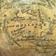 Antique JL & Cie terrestrial globe | Gilded metal base | 19th century | 20.5 cm