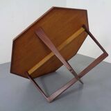 Danish Octagonal Teak Coffee Table, 1960s