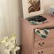 Commode anglaise rose shabby