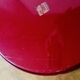 Large red enameled sheet metal tray - floral decoration - Sun Cloud - Made in England