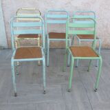 5 vintage chairs