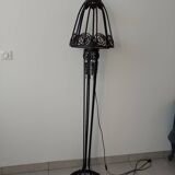 Art deco beaten iron floor lamp 1930