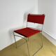 Delfina Chair Enzo Mari for Rexite 1974 Chrome Steel Kvadrat Field Fabric