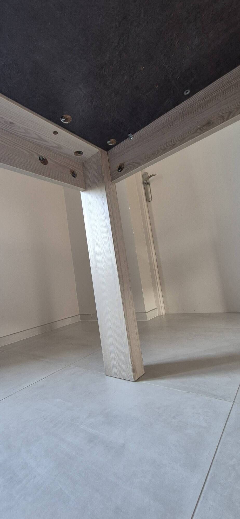 Contemporary minimalist dining table
