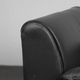 Leather and chrome lounge chair, Italy, 1990s