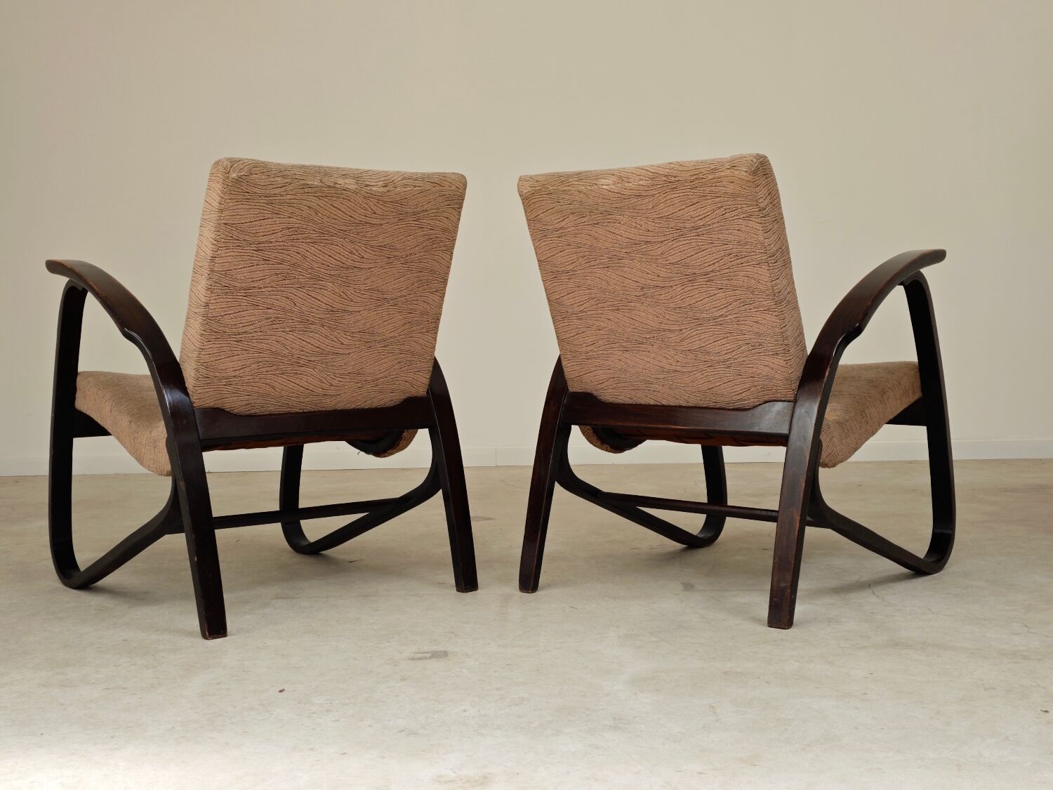 Pair of Art Deco armchairs by Jan Vanek 1930