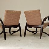 Pair of Art Deco armchairs by Jan Vanek 1930