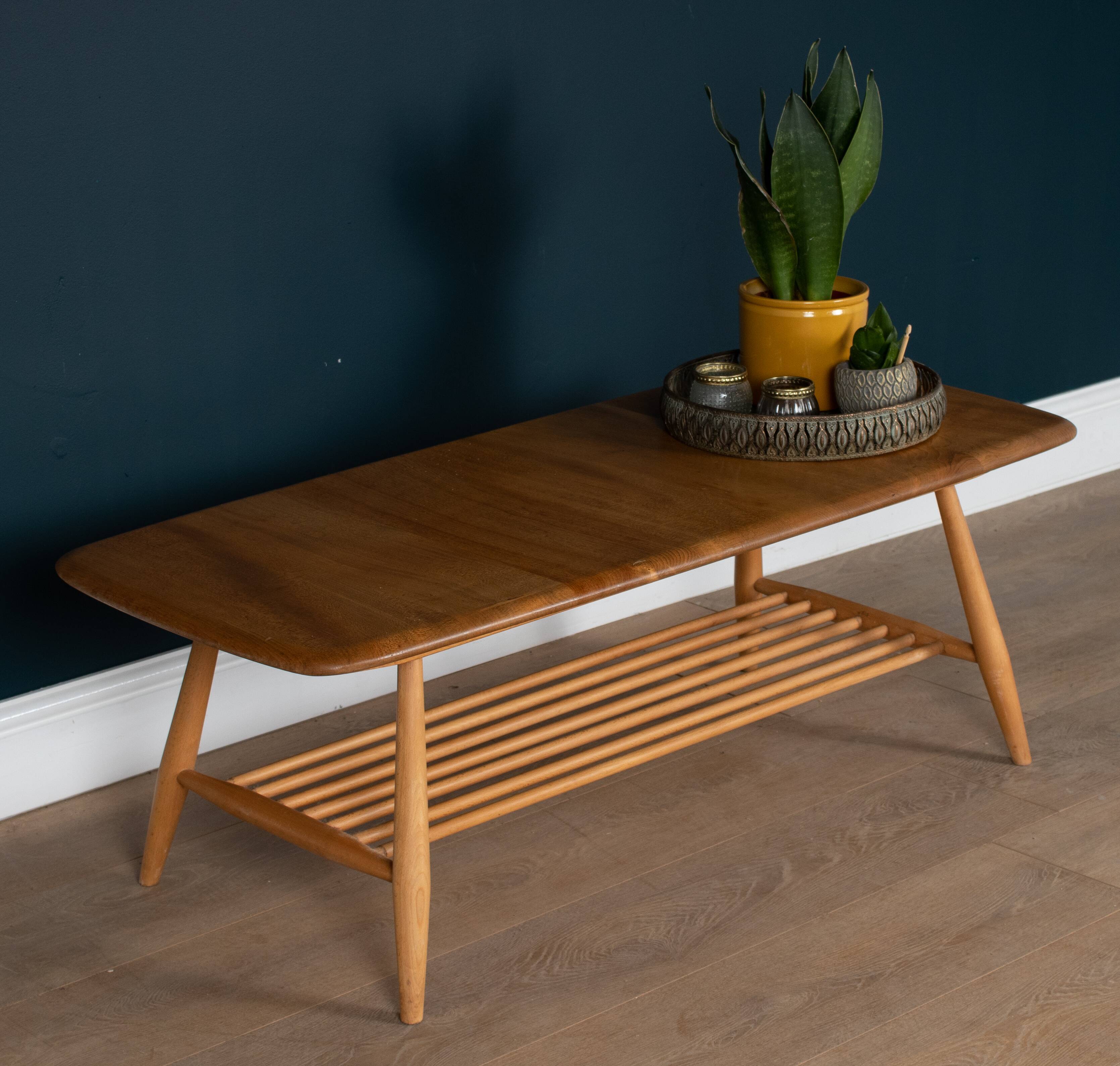 Ercol Elm Model 459 coffee table