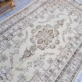Beige Anatolian Oushak Rug sku v766