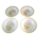 4 deep plates from Badonviller earthenware FB