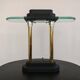 Paire de lampes de banquier style Memphis attribuées à Robert Sonneman 1980s