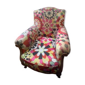 Fauteuil en tissu missoni