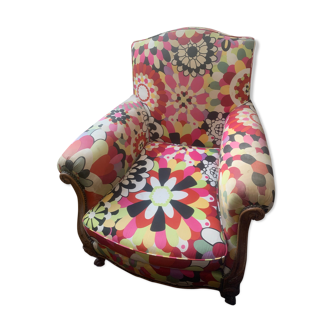 Fauteuil en tissu missoni