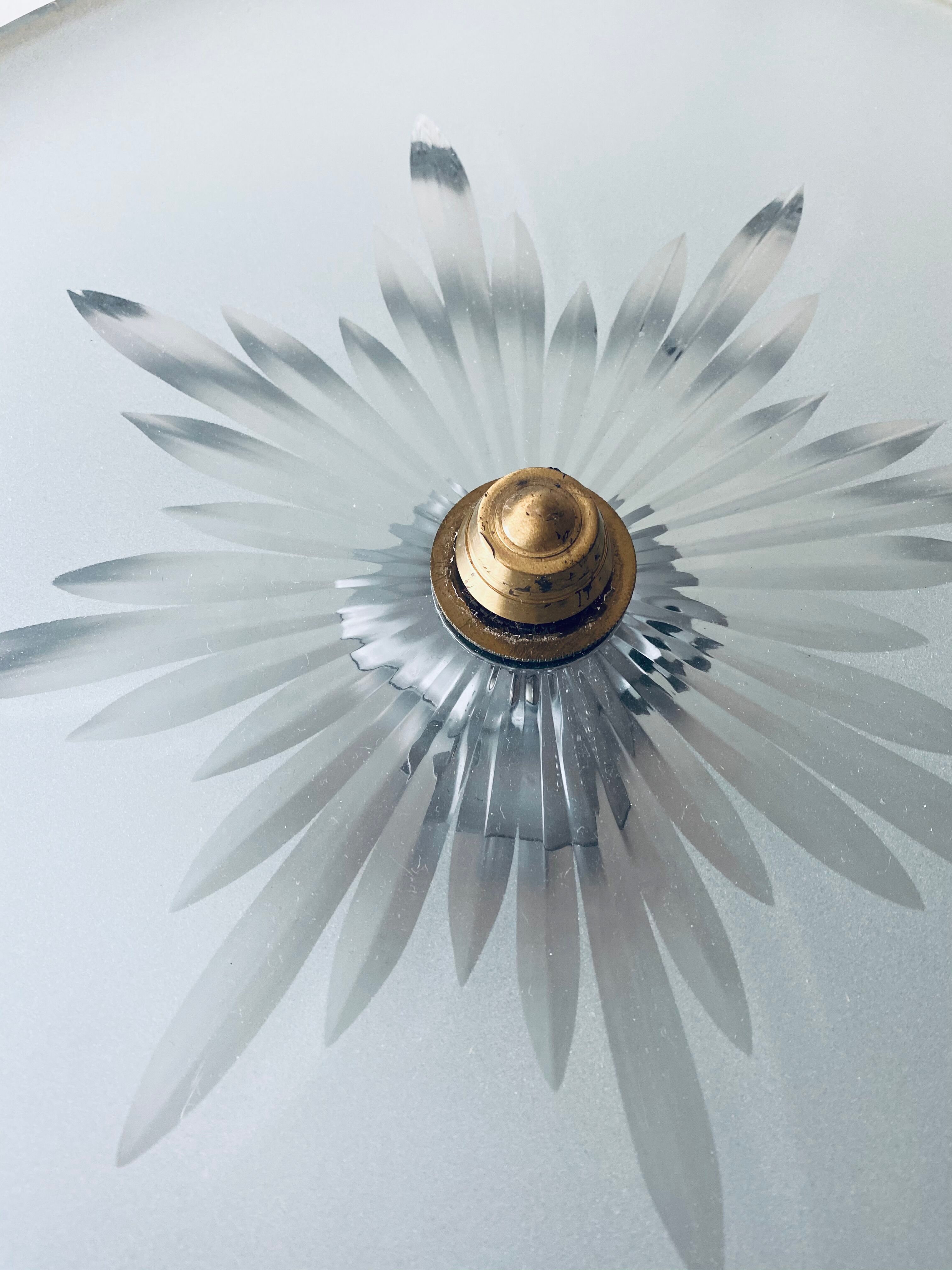 Art deco ceiling light