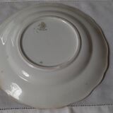 Old Lunéville flat plate with Keller and Guerin KG crest