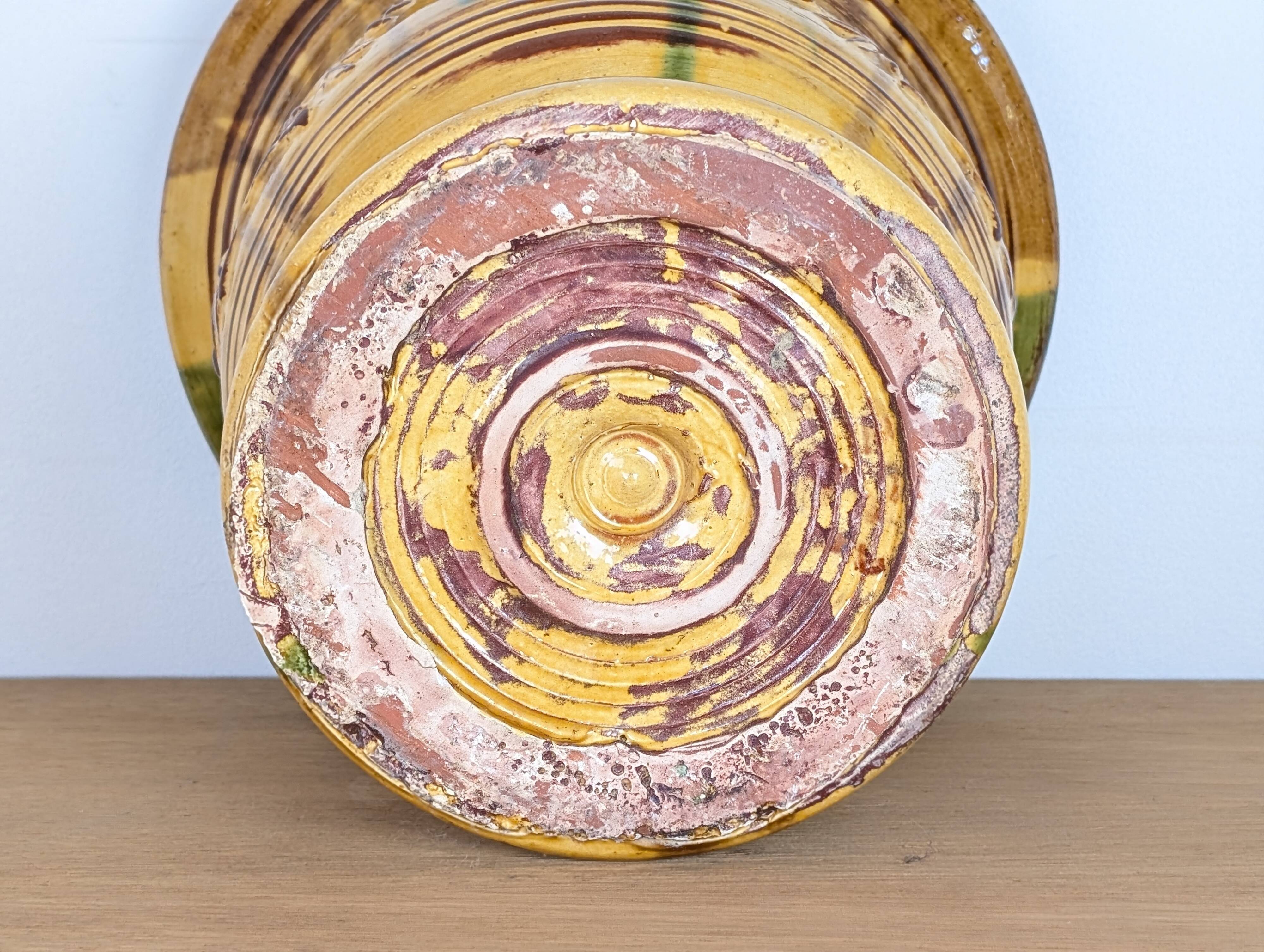 Uzes glazed earthenware planter